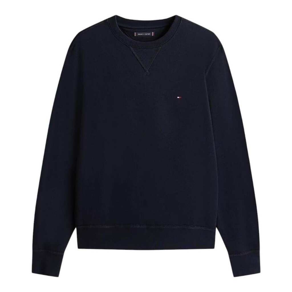 Moletom Tommy Hilfiger Essential Fleece Crew Branco