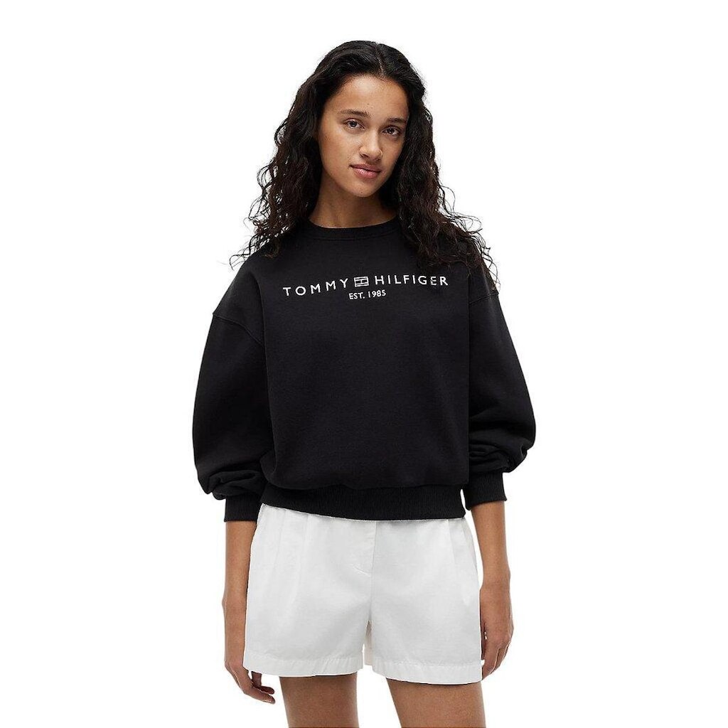 Moletom Tommy Hilfiger Fleece Feminino Branco