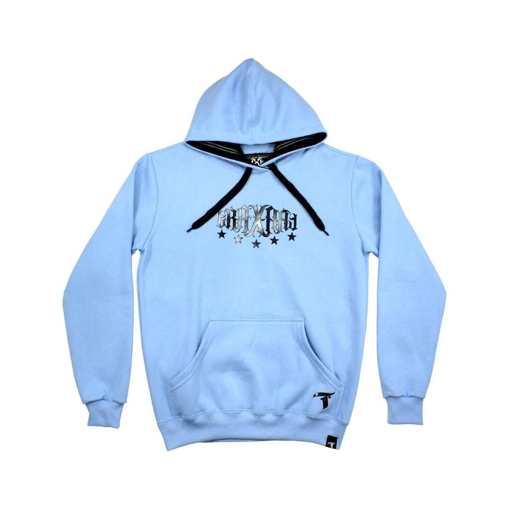 Moletom Traxart Masculino Canguru Azul Claro FA-020