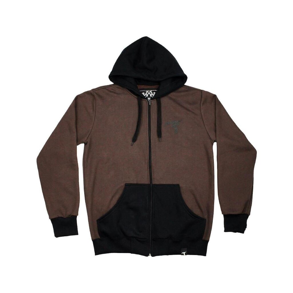 Moletom Traxart Masculino Marrom com Zíper FA-025