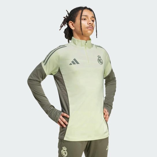 Moletom Treino Real Madrid Adidas Verde JP3979