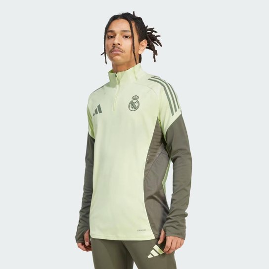 Moletom Treino Real Madrid Adidas Verde JP3979