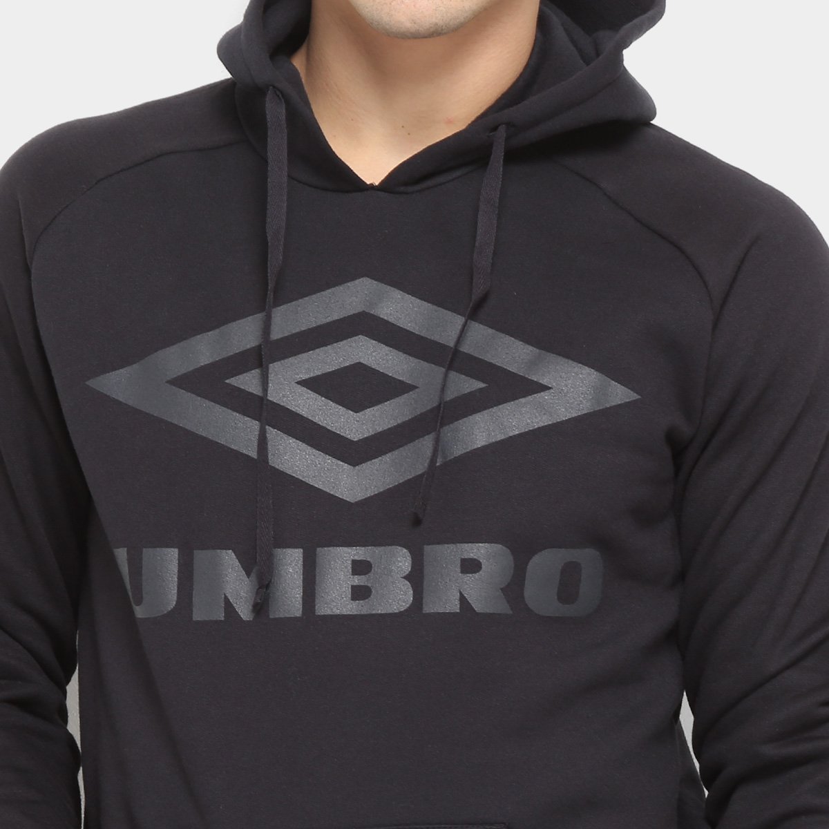 umbro zip moletom com capuz