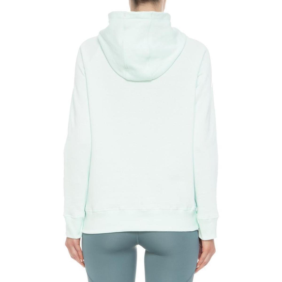 mint green under armour moletom com capuz