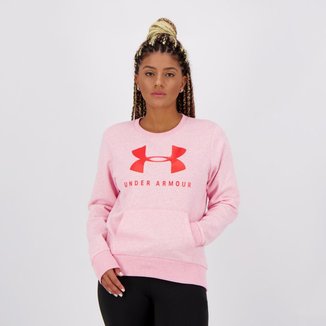 Moletom Under Armour Rival Fleece Sportstyle Feminino Rosa