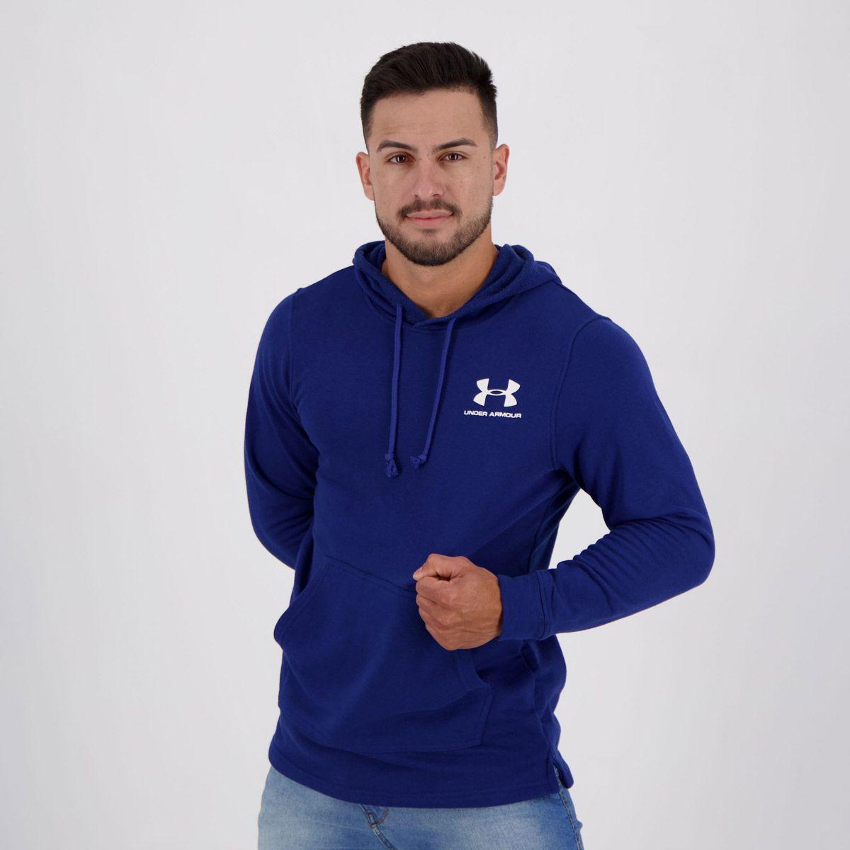 under armour men's sportstyle terry short sleeve moletom com capuz