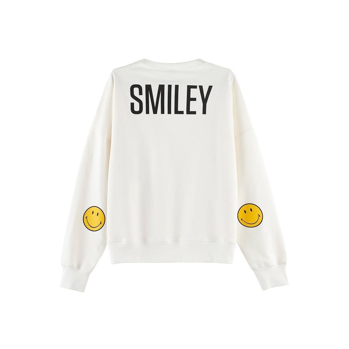 ami smiley moletom com capuz