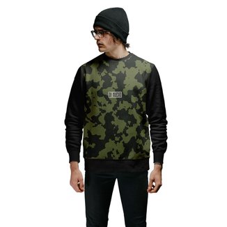 Moletom Verde Military Exército BR Di Nuevo Masculina