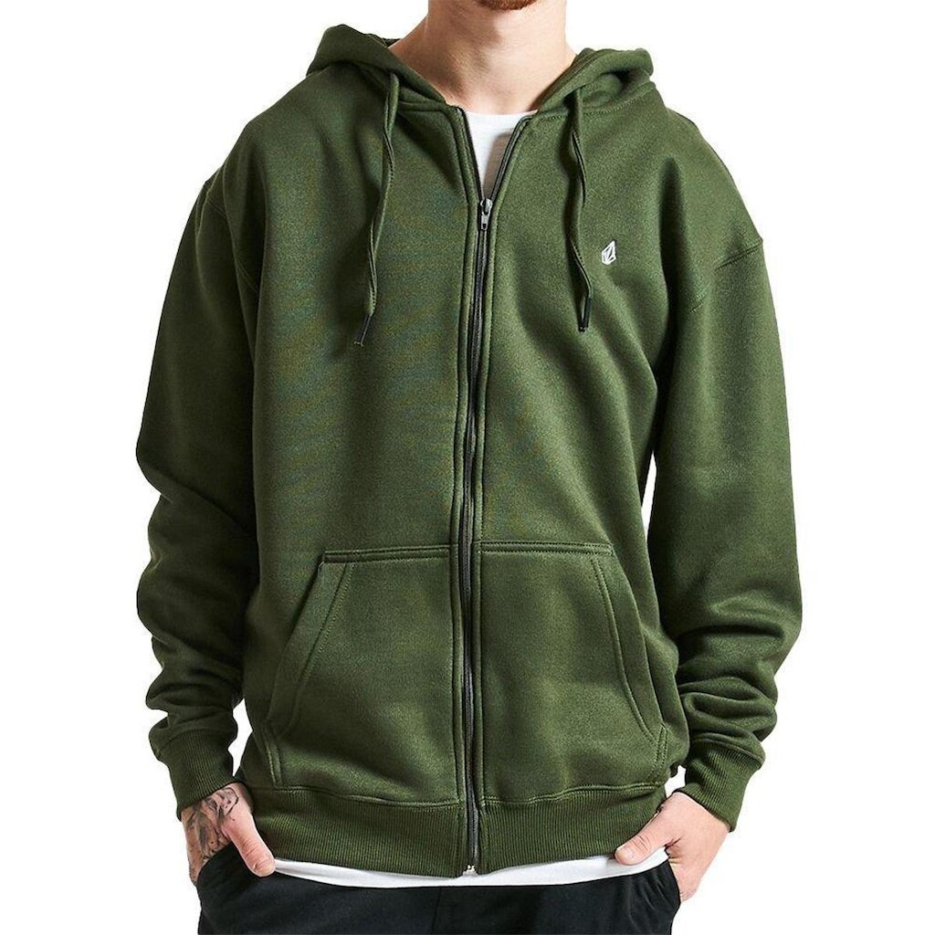 Moletom Volcom Aberto Single Stone Masculino