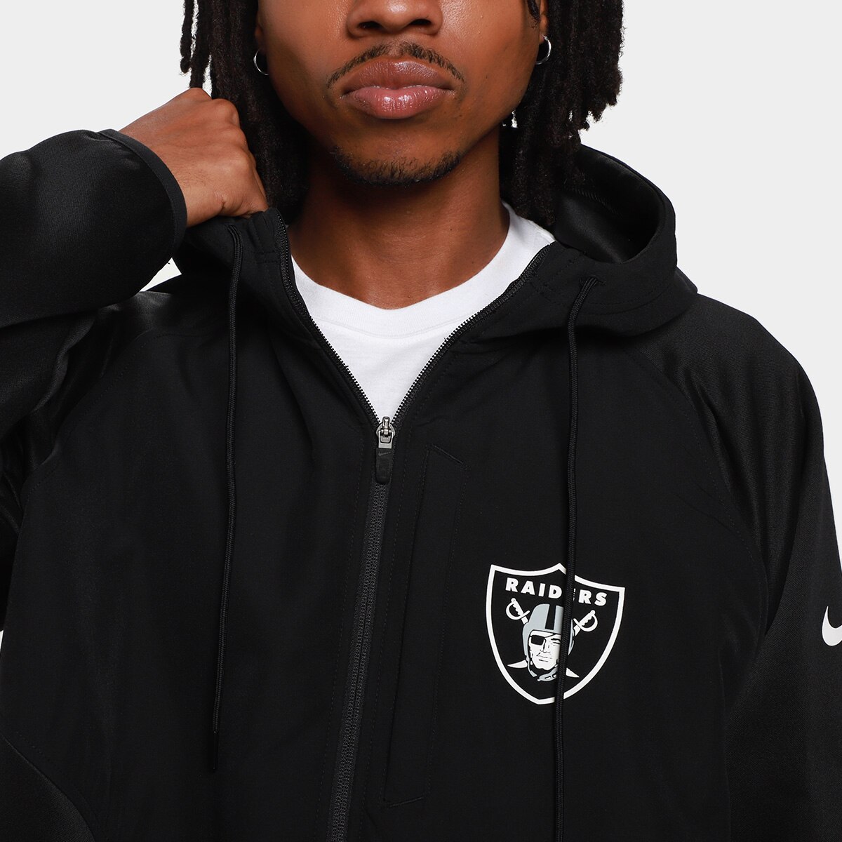 Moleton NFL Las Vegas Raiders Field FZ Nike Com Capuz Masculino - 2