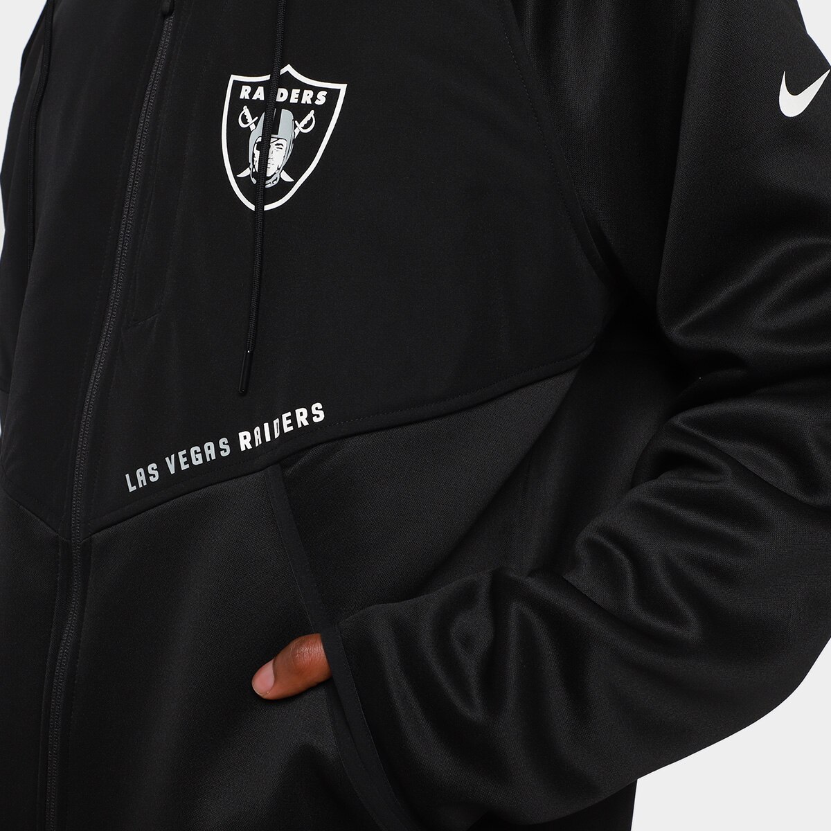 Moleton NFL Las Vegas Raiders Field FZ Nike Com Capuz Masculino - 3