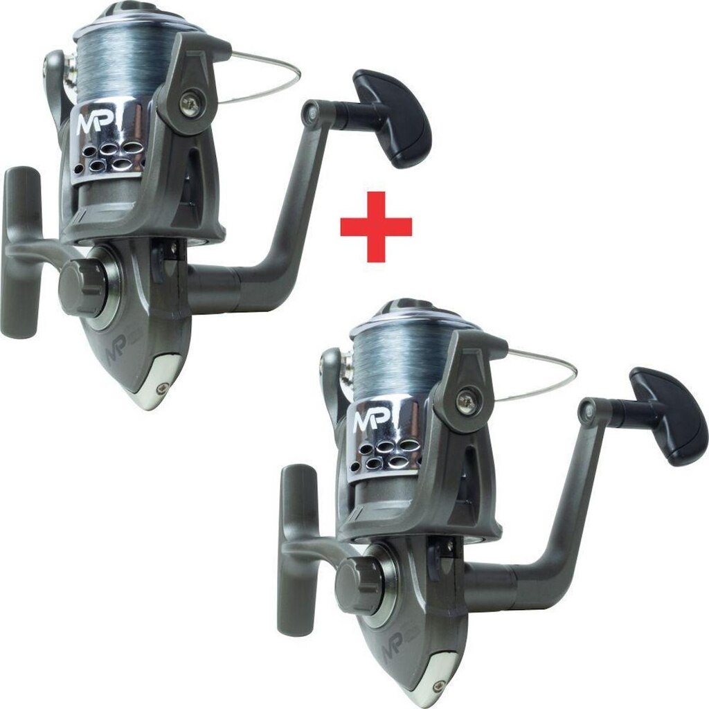 Molinete Albatroz MP 40 Com Linha 2 Unidade Prata
