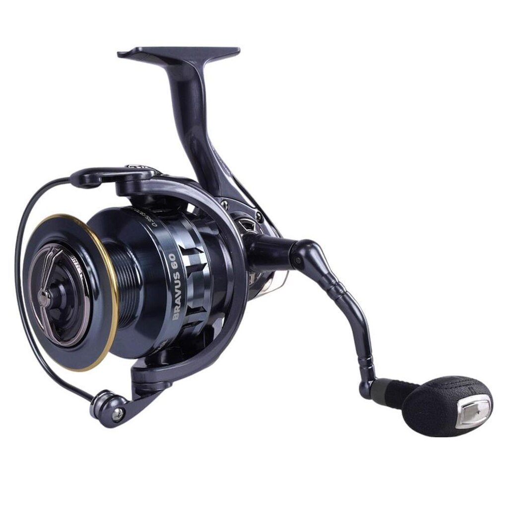 Molinete Bravus 60 Pesca Brasil 4+1 Rolamentos e Ambidestro