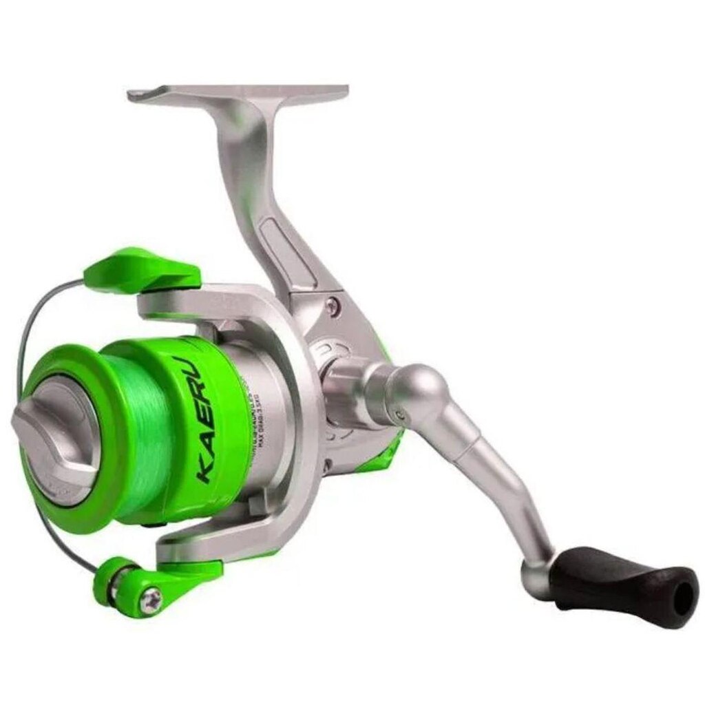 Molinete Kyuu Kaeru Verde Com Linha