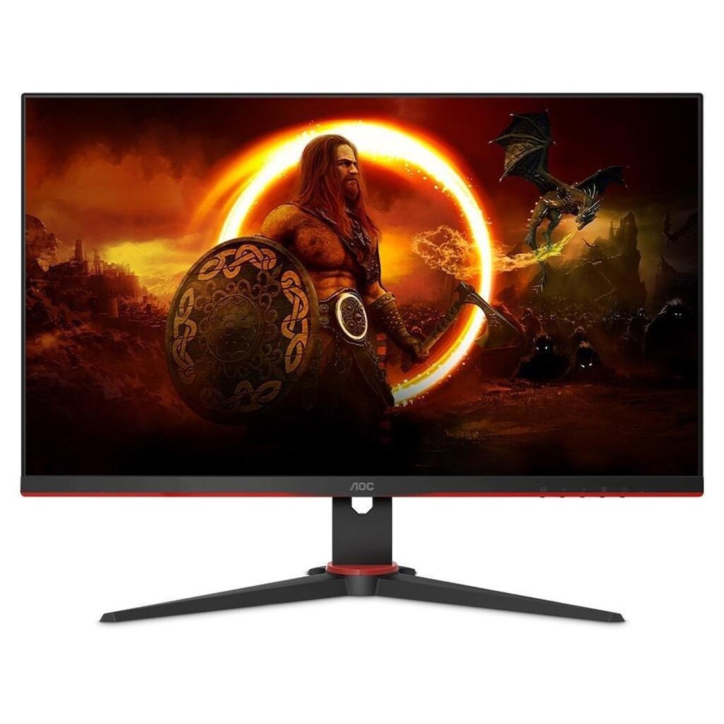 Monitor Gamer AOC 23.8", Full HD, 100Hz, 1ms, IPS, DisplayPort e HDMI, Adaptive-Sync, - 24G2E1