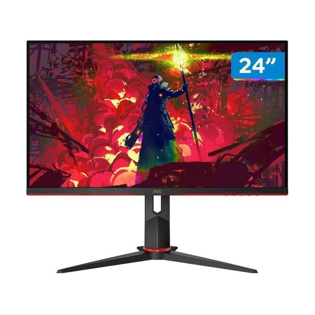 Monitor Gamer AOC G2 Hero 24” LED Widescreen LED Widescreen Full HD HDMI VGA IPS 144Hz 1ms