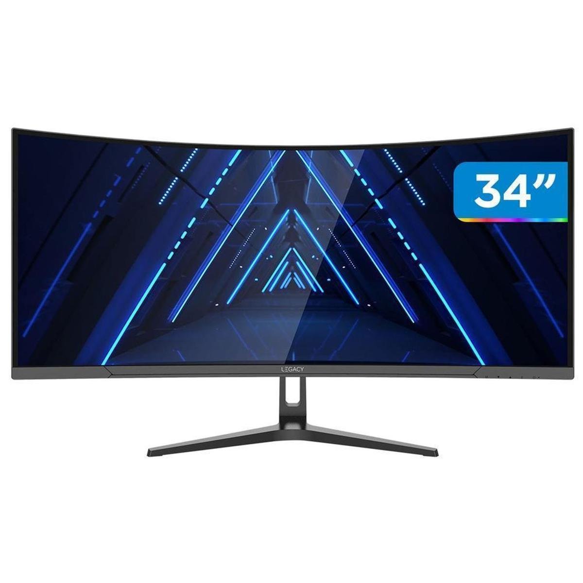 Monitor Gamer Curvo 34" 180Hz 1ms Full HD R1500 Legacy GW34WQ180 2 HDMI 2DisplayPort Freeysnc G-sync Menor preço em Monitor Gamer Curvo 34" 180Hz 1ms Full HD R1500 Legacy GW34WQ180 2 HDMI 2DisplayPort Freeysnc G-sync