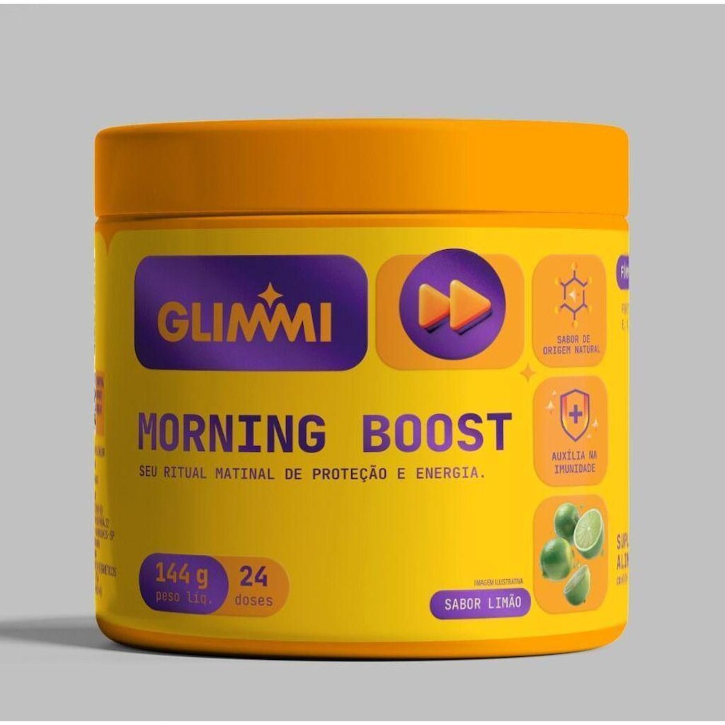 Morning Boost Limão 144g  – Shoot matinal - Glimmi