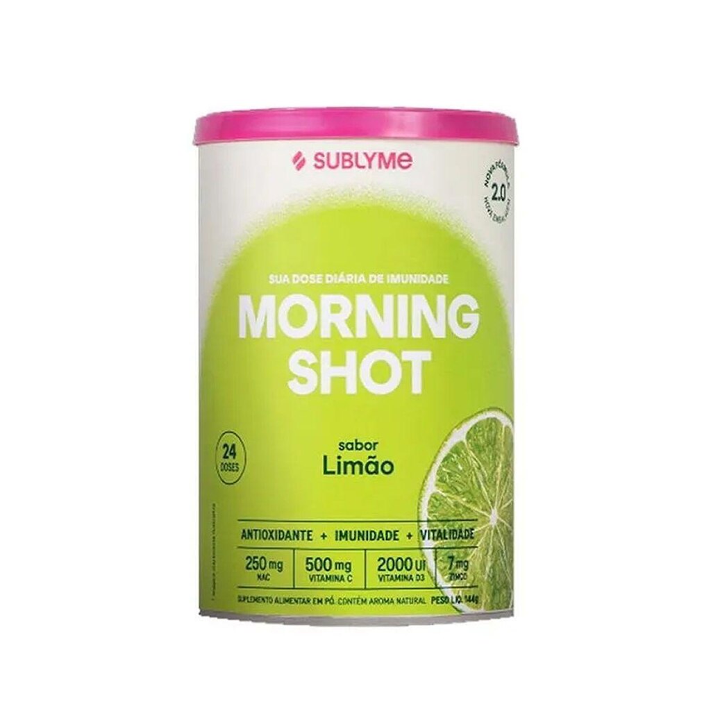 Morning Shot - 144g Limão - Sublyme
