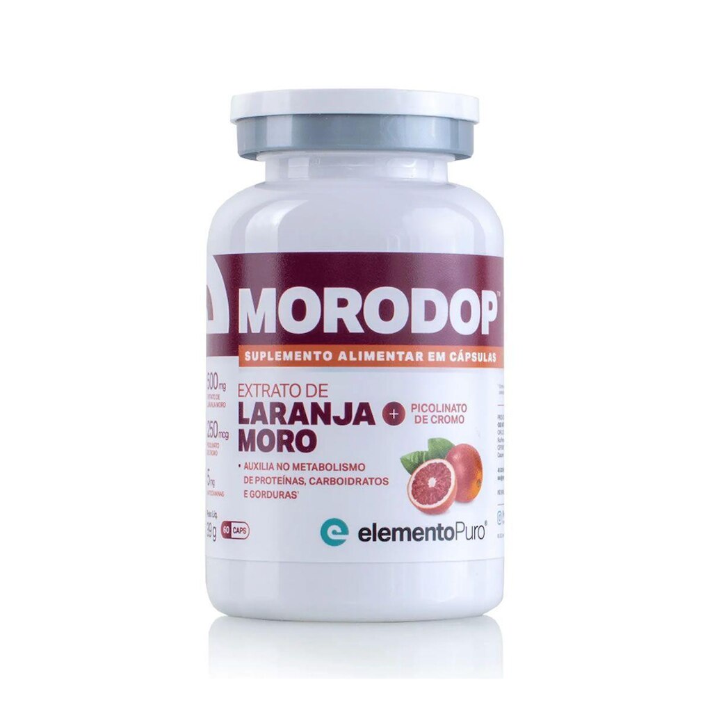 MoroDop Extrato de Laranja Moro - 60 Cápsulas - ElementoPuro