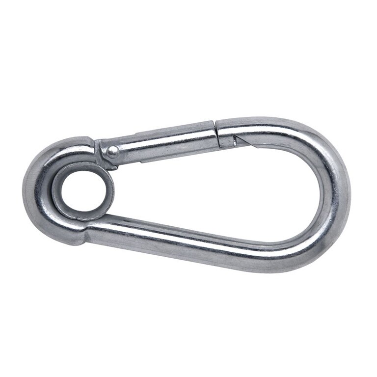 Mosquetão Com Trava Aço Galvanizado 7Mm