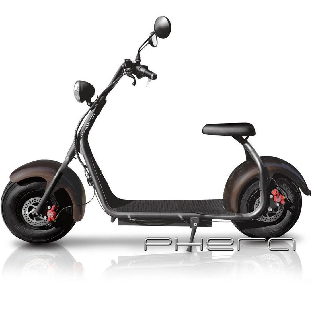 Moto Elétrica Scooter Phera F300 1500w 45kmh Max180kg Preto Netshoes
