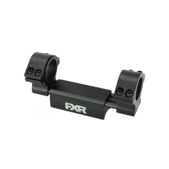 Mount Anti Impacto Lunetas Tubo 25,4 A 30mm P Trilho 20/22mm - Preto
