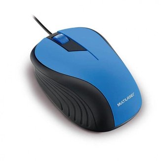 Mouse Emborrachado com Fio Usb Multilaser