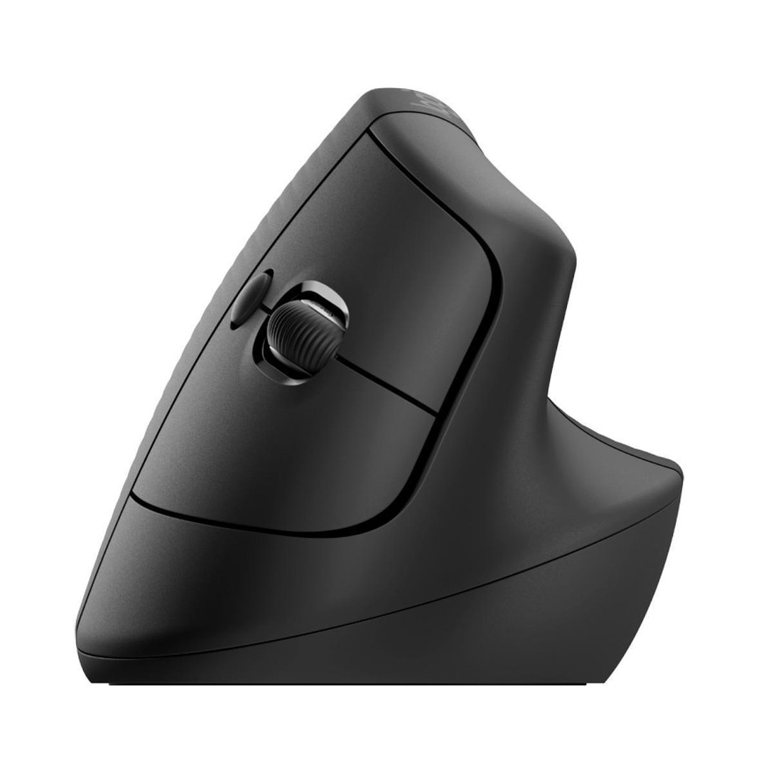 Mouse Ergonômico Vertical sem Fio Logitech Lift - 4000 DPI - 6 Botões ...