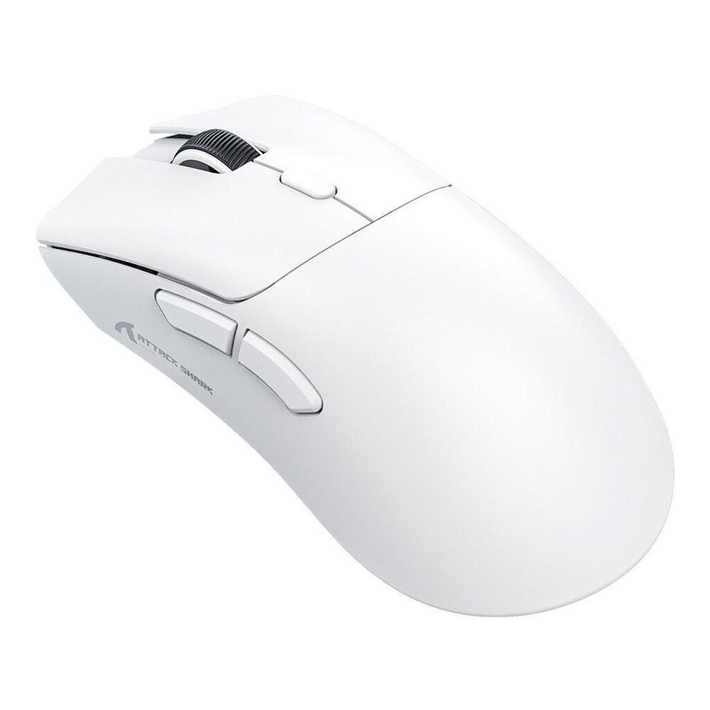 Mouse Gamer Attack Shark Ultraleve Design Ergonômico Tri-Mode 18000 DPI Sensor PAW3311 6 Botões