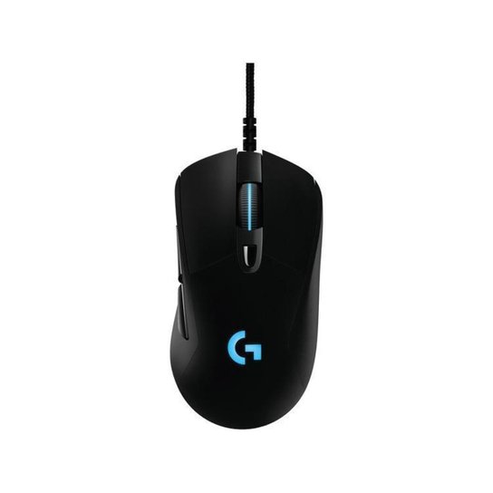 Mouse Gamer Com Fio 12000dpi Logitech - Preto