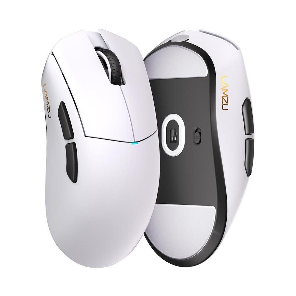 Mouse Gamer Lamzu Paro, Wireless, 30000DPI, 8K, 6 Botões, White