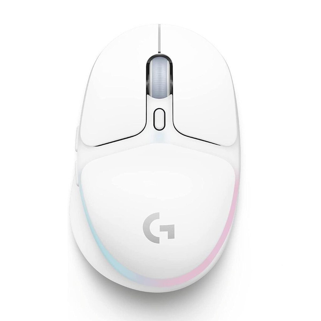 Mouse Gamer Logitech G705 - G HUB, 8200dpi, 6 Botões Programaveis, Iluminação RGB Lightsync, Branco