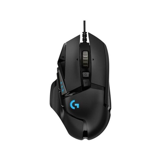 Mouse Gamer Logitech Óptico 16000dpi 11 Botões G502 HERO - Preto Menor preço em Mouse Gamer Logitech Óptico 16000dpi 11 Botões G502 HERO - Preto