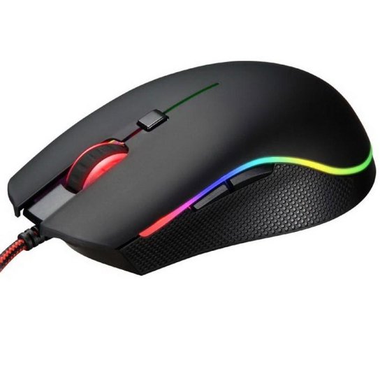 Mouse Gamer Motospeed V40 Preto 4000Dpi RGB - Preto