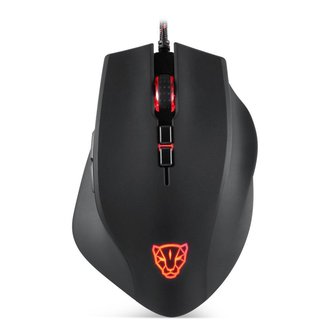 Mouse Gamer Motospeed V80 Preto 5000Dpi RGB