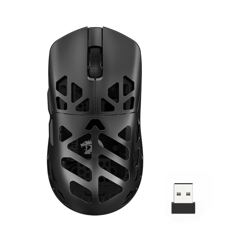 Mouse Gamer Redragon Prism Pro Tri Mode 26000 DPI 55g Preto