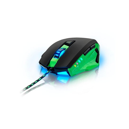 Mouse Gamer Warrior 3200DPI Led Indicador DPI - Preto