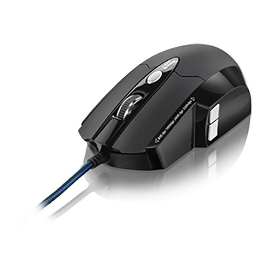 Mouse Gamer Warrior Osiris 3200DPI 6 Botões - Preto