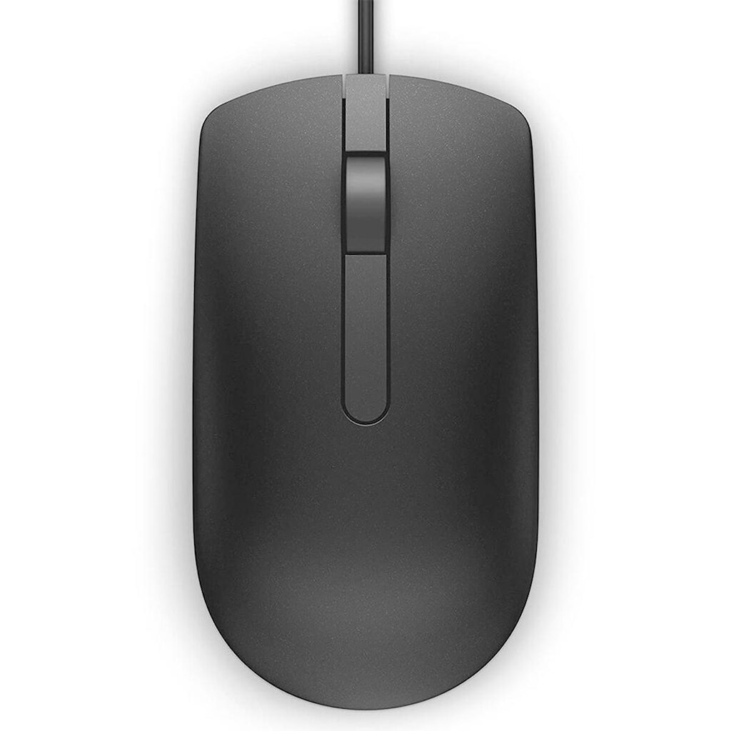 Mouse Óptico Dell, 1000 DPI, USB, Preto - MS116