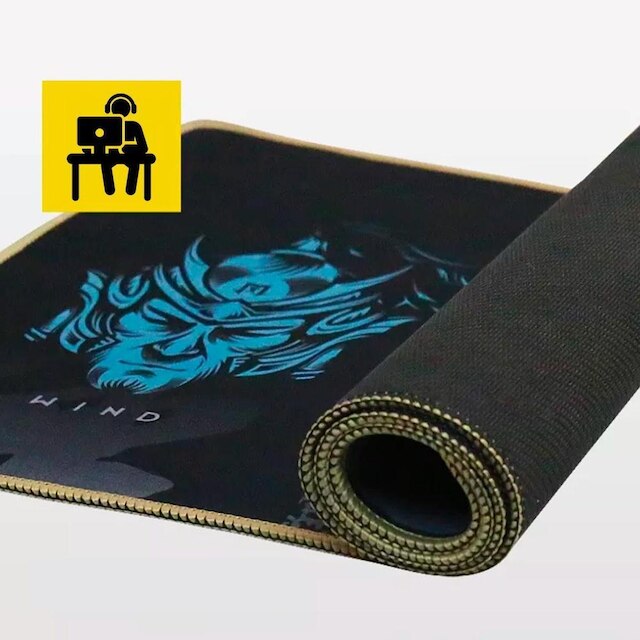 Mouse Pad Gamer Grande 700x300x2mm Speed Borda Costurada