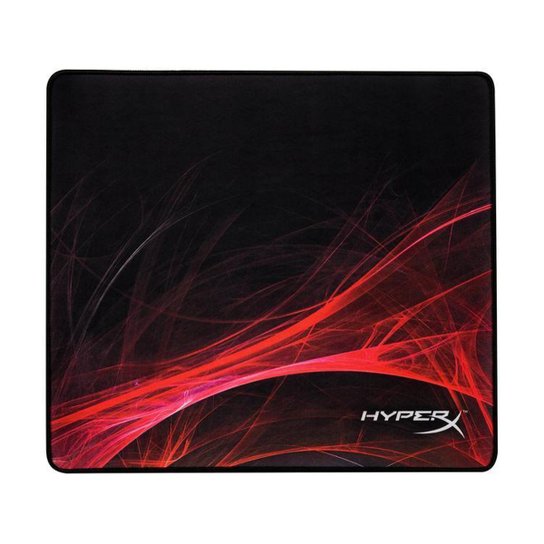 Mouse Pad Gamer Quadrado HyperX - Preto+Vermelho