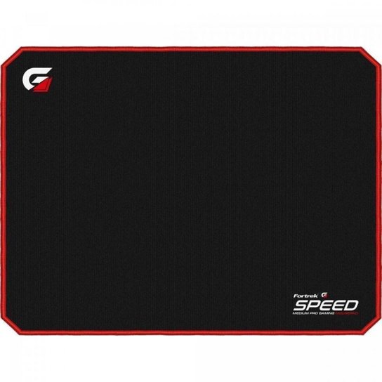 Mouse Pad Gamer Speed MPG101 VM - Fortrek - Preto+Vermelho