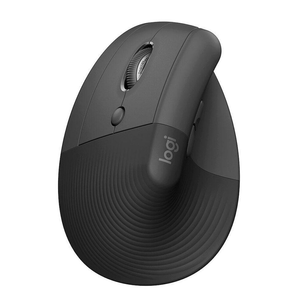 Mouse Sem Fio Logitech Lift para Canhoto, 4000 DPI, 6 Botões, Bluetooth, Ergonômico, USB -910-006467