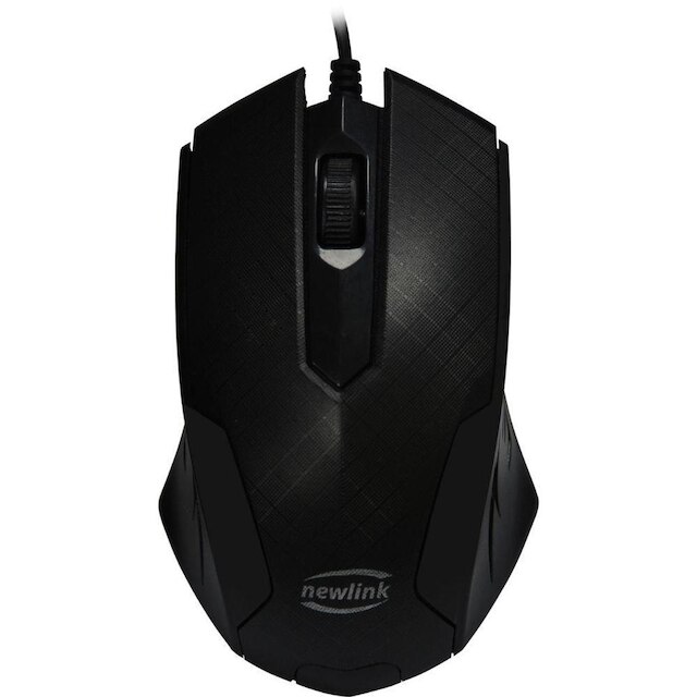 Mouse Usb 1000dpi 3 Botões Newlink Grid Mo228 Preto