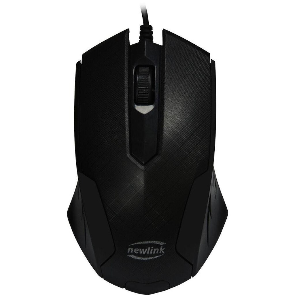Mouse Usb 1000dpi 3 Botões Newlink Grid Mo228 Preto