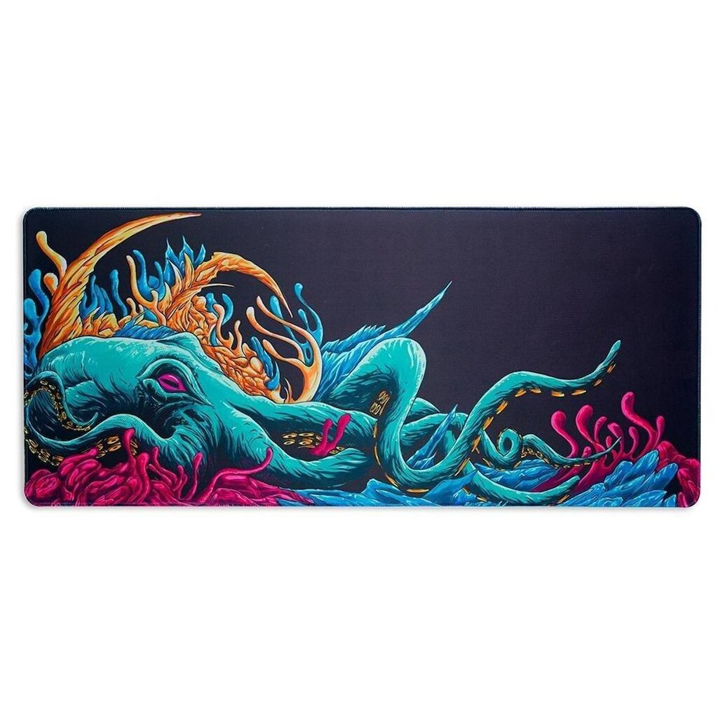 Mousepad Dazz Hybrid Daskmat Octopus, Extra Grande 900x400mm, Borda Costurada, Estampado - 62000141