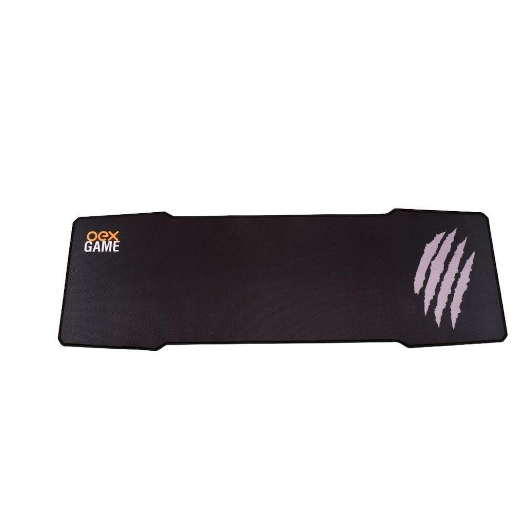 Mousepad Gamer Hawk Control 90cm X 30cm OEX Game Mp309 Preto