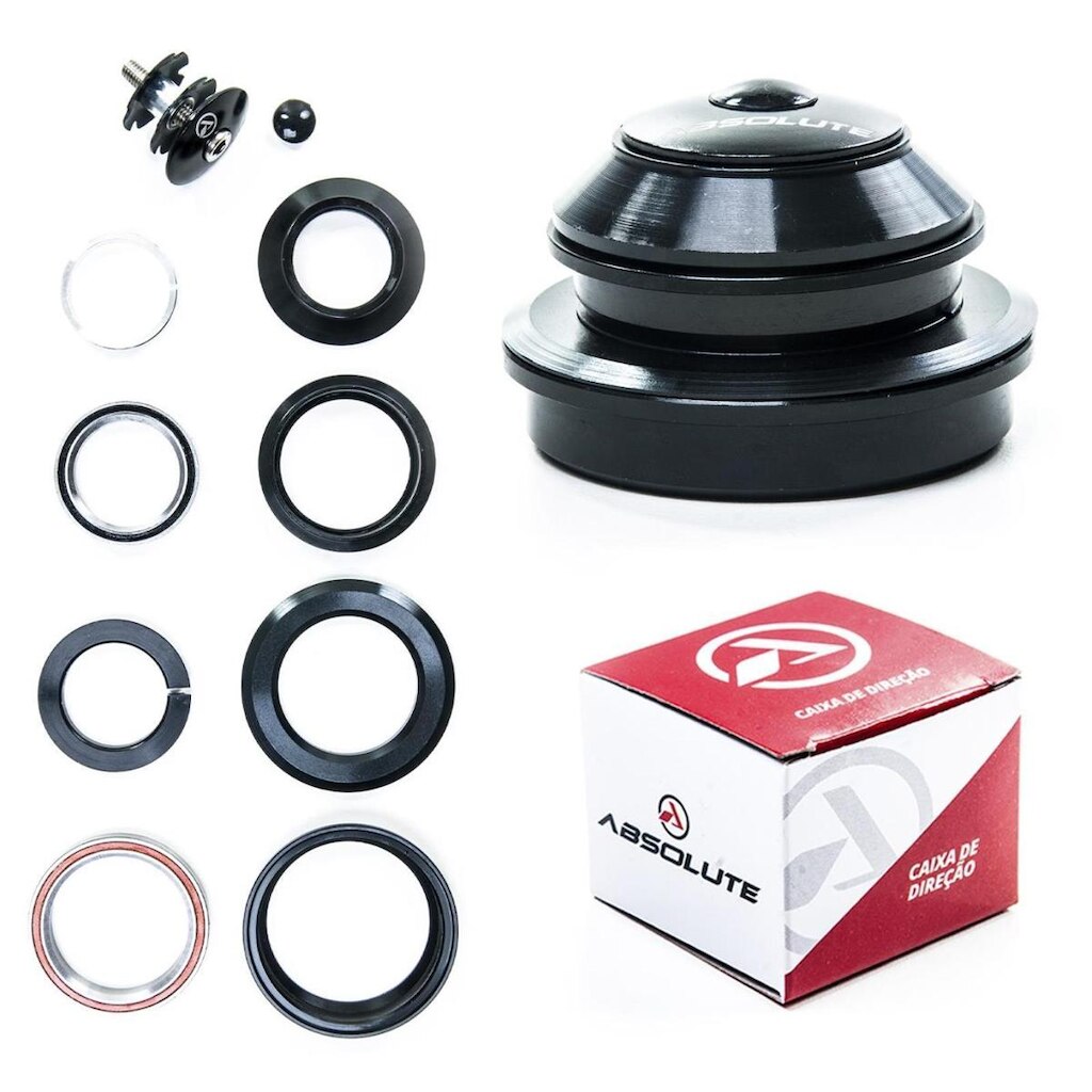 Movi Caixa Direção Tapered Rolamento Absolute Preta 44/56mm