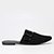Mule Griffe Fivela Bico Fino - Preto
